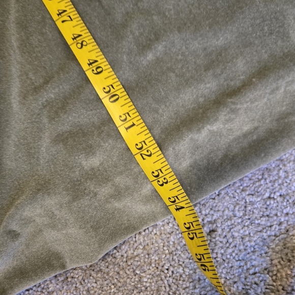 Baltic Born XS Tatiana Velvet One Shoulder Sage Green Olive Maxi Formal Dress - Picture 10 of 12